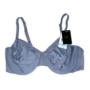 Wacoal 36C Blue Gray Underwire Unlined Bra NWT
